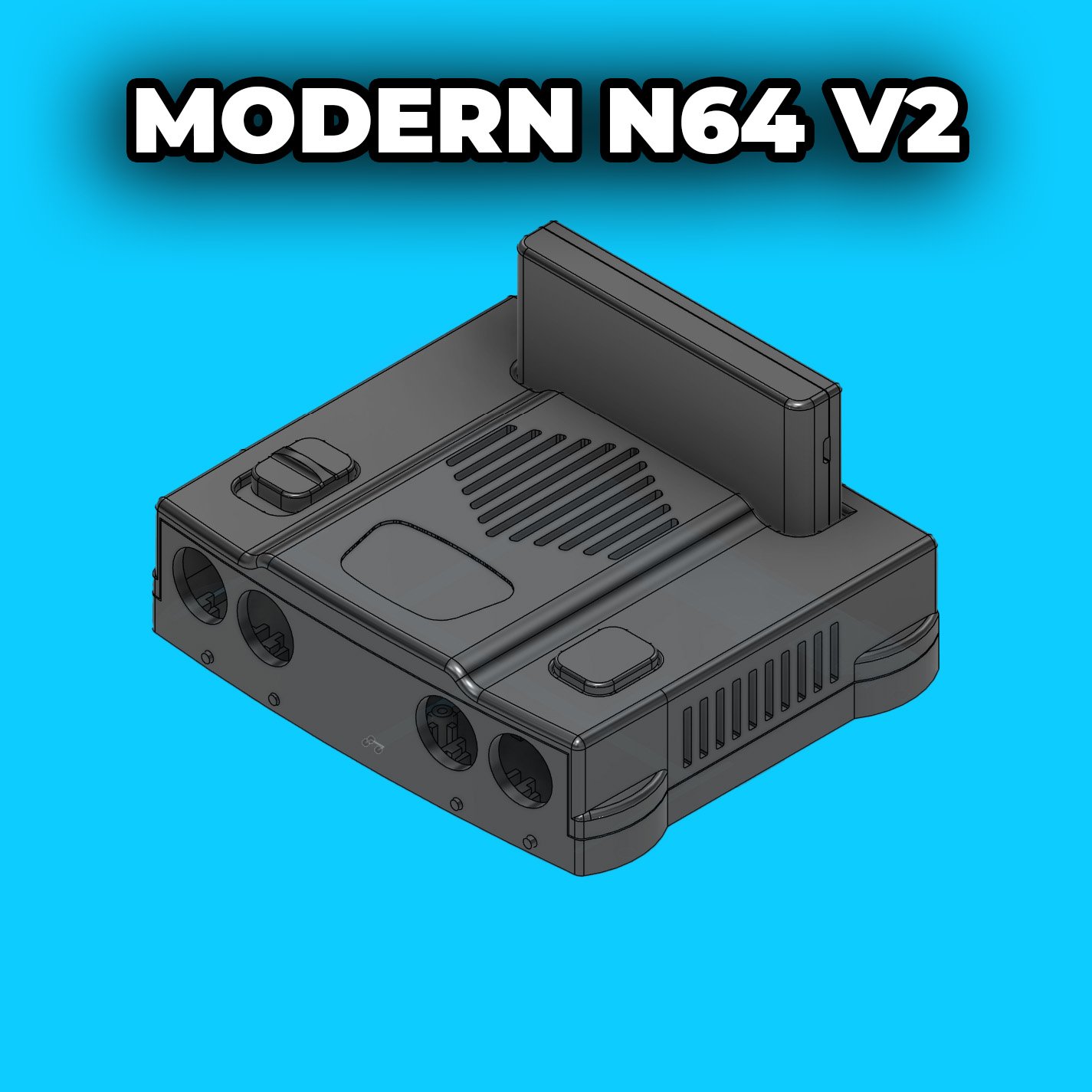 Modern N64 V2 3D Print Files